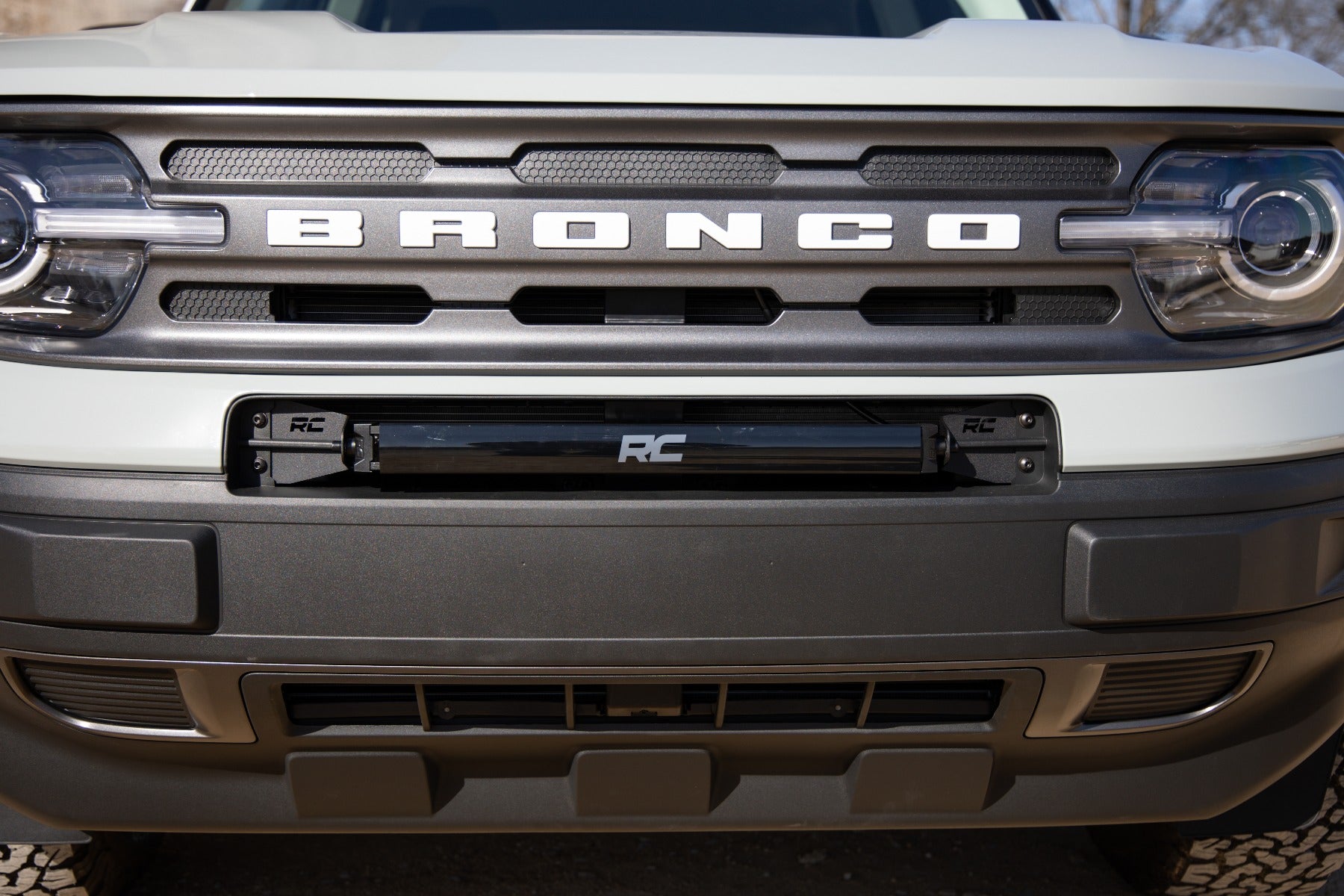 LED Light Kit | Bumper Mount | 20" Black Single Row | Ford Bronco Sport (21-26)