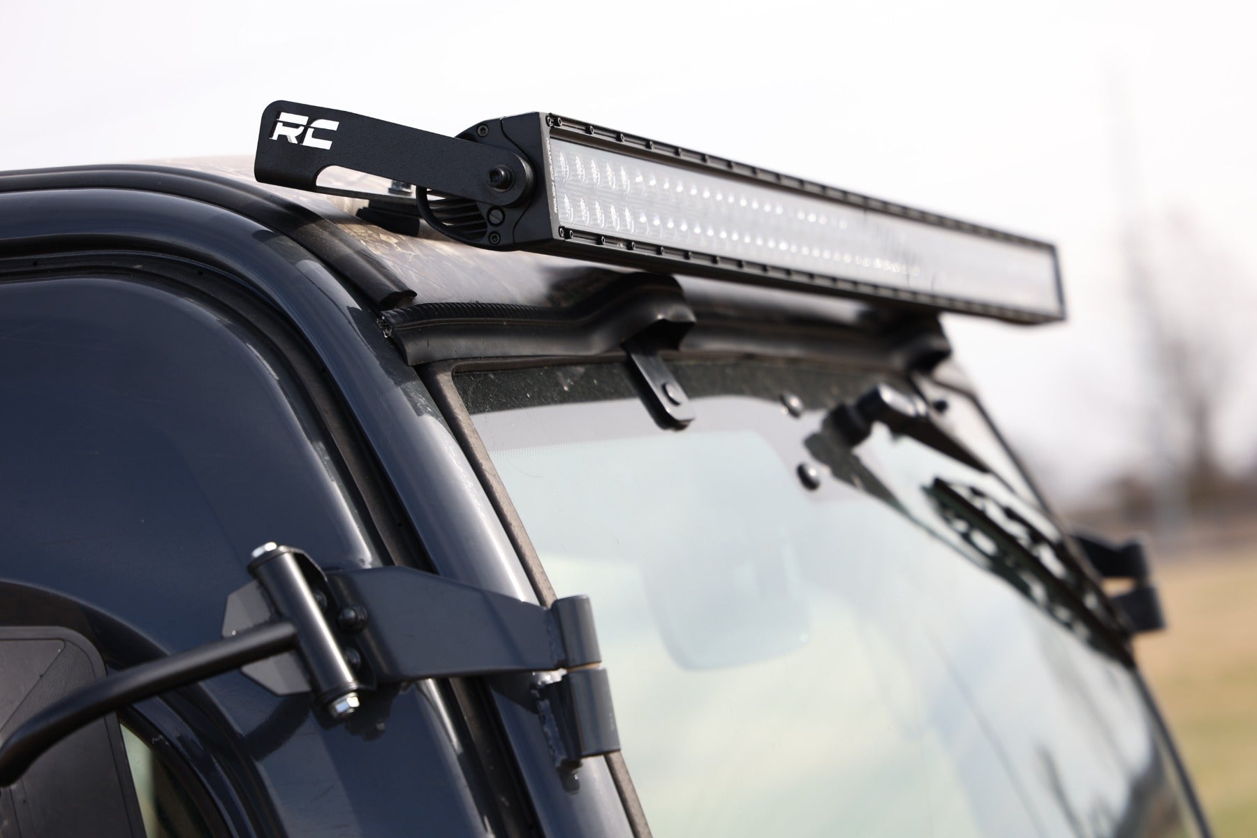 LED BlackSingle Row DRL Light Bar Kit | 50 Inch | Kubota RTV-X1120 