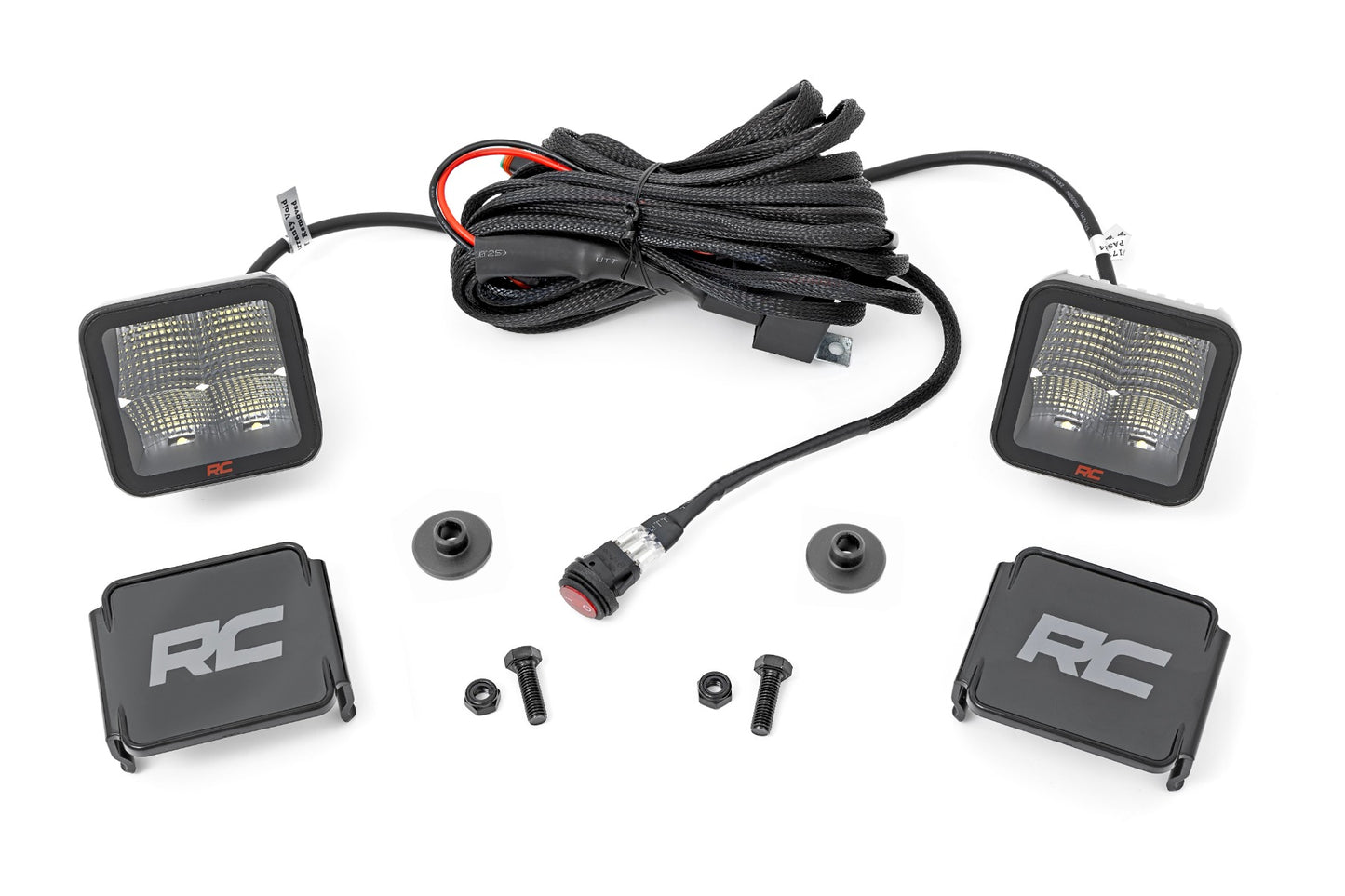 LED Light Kit | Ditch Mount | 2" Spectrum Pair | Spot Pattern | Ford Bronco (21-26)