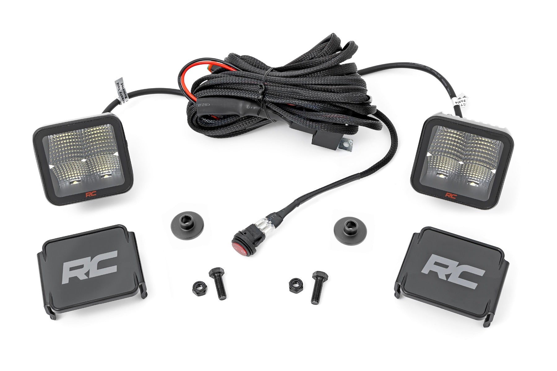 LED Light Kit | Ditch Mount | 2" Spectrum Pair | Spot Pattern | Ford Bronco (21-26)
