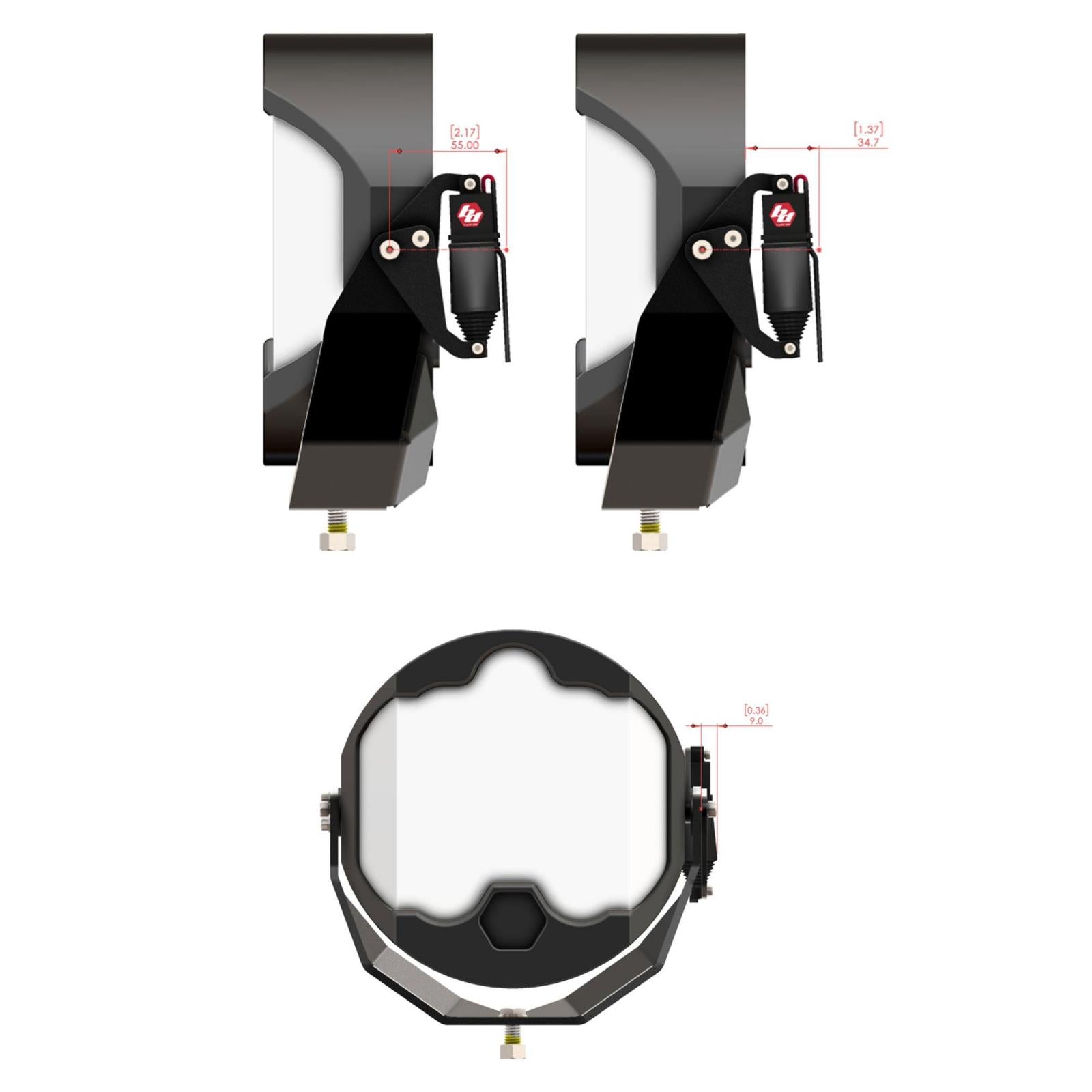 Reflex Light Actuator Kit LP4/LP6/LP9/XL-M Housing Baja Designs