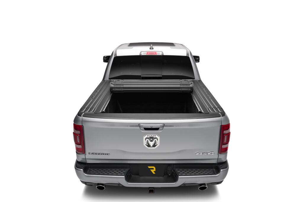 Revolver X4s Hard Rolling Truck Bed Cover 2019-2026 (New Body Style) Ram 5 Foot 7 Inch Bed with RamBox with or without Multifunction Tailgate BAK