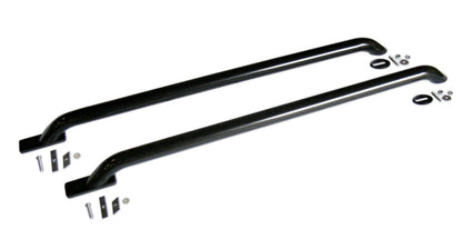 Truck Bed Side Rail 48 Inch Universal Multi Fit (With Rear Base Plates) Black Powdercoat Go Rhino