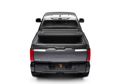 Revolver X4ts Hard Rolling Truck Bed Cover 2007-2021 Toyota Tundra 5 Foot 6 Inch Bed without Deck Rail System without Trail Special Edition Storage Boxes BAK