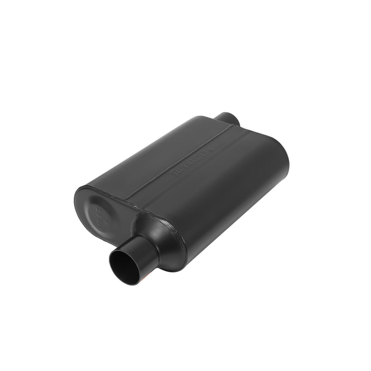40 Series Chambered Muffler 40 Series Stainless Steel 2.25 Offset In 2.25 Offset Out Aggressive Sound Flowmaster