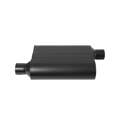 40 Series Chambered Muffler 40 Series Stainless Steel 2.25 Offset In 2.25 Offset Out Aggressive Sound Flowmaster