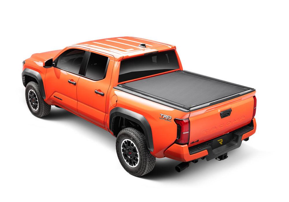 Revolver X4ts Hard Rolling Truck Bed Cover 2016-2023 Toyota Tacoma 6 Foot 2 Inch Bed with Deck Rail System BAK