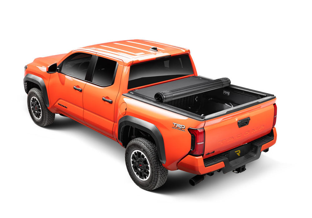 Revolver X4ts Hard Rolling Truck Bed Cover 2016-2023 Toyota Tacoma 6 Foot 2 Inch Bed with Deck Rail System BAK