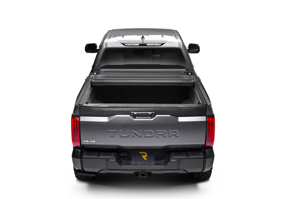 Revolver X4ts Hard Rolling Truck Bed Cover 2022-2026 Toyota Tundra 5 Foot 7 Inch Bed with or without Deck Rail System without Trail Special Edition Storage Boxes BAK