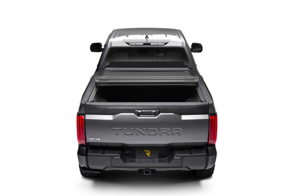 Revolver X4s Hard Rolling Truck Bed Cover 2022-2026 Toyota Tundra 5 Foot 7 Inch Bed with or without Deck Rail System without Trail Special Edition Storage Boxes BAK