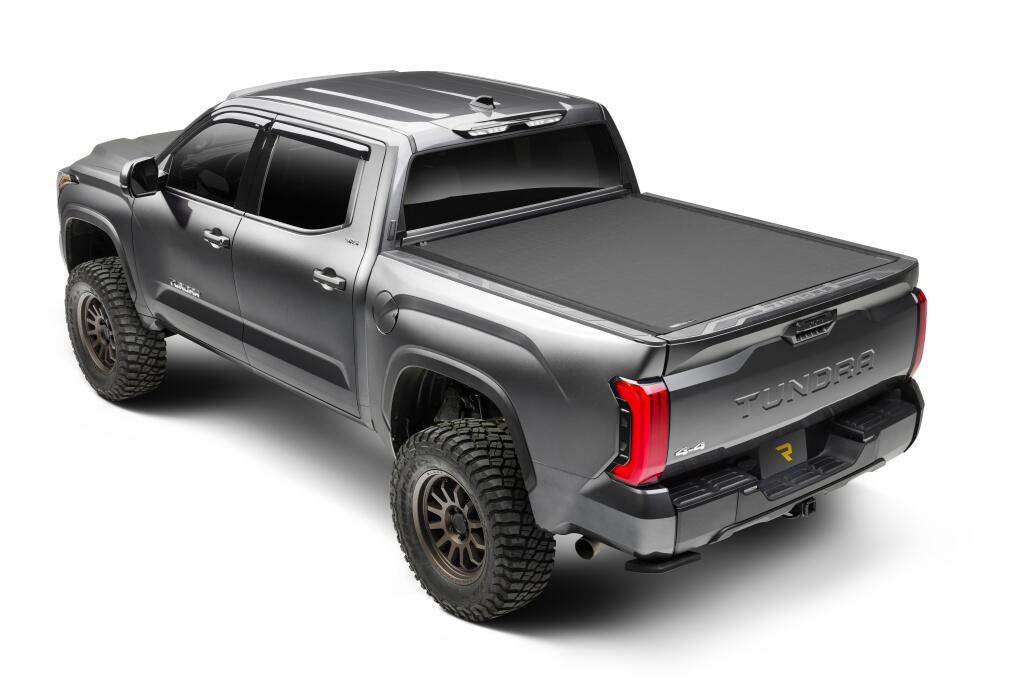 Revolver X4s Hard Rolling Truck Bed Cover 2022-2026 Toyota Tundra 6 Foot 7 Inch Bed with or without Deck Rail System without Trail Special Edition Storage Boxes BAK