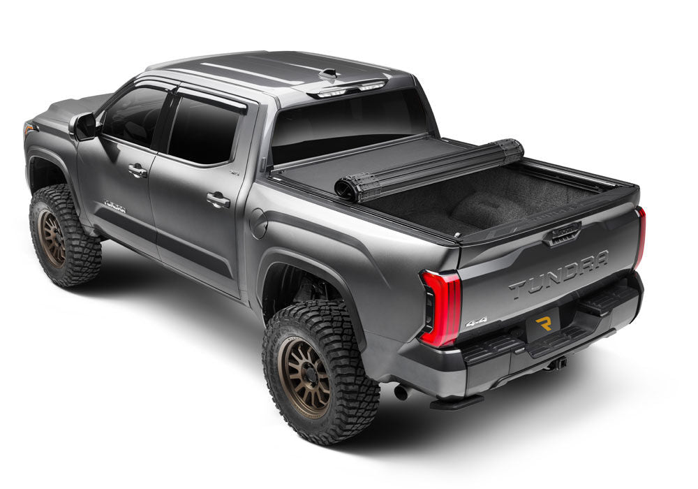 Revolver X4ts Hard Rolling Truck Bed Cover 2022-2026 Toyota Tundra 6 Foot 7 Inch Bed with or without Deck Rail System without Trail Special Edition Storage Boxes BAK