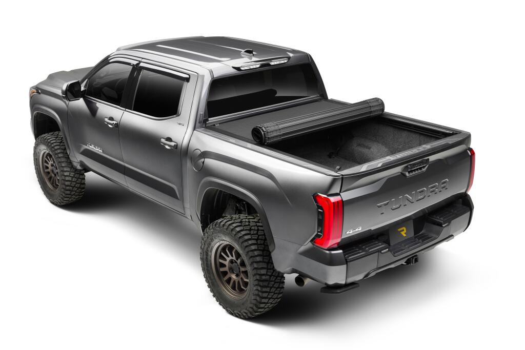 Revolver X4s Hard Rolling Truck Bed Cover 2022-2026 Toyota Tundra 6 Foot 7 Inch Bed with or without Deck Rail System without Trail Special Edition Storage Boxes BAK