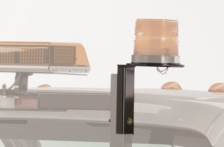 Utility Light Bracket Universal 6.5 Inch Base Passenger Side Backrack