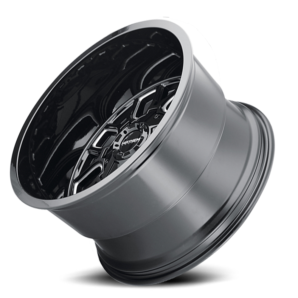 Mayhem Offroad Wheels Cogent 8107 GB 20x10 Milled Spokes Gloss Black Cast Aluminum