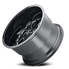 Mayhem Offroad Wheels Cogent 8107 GB 20x9 Milled Spokes Gloss Black Cast Aluminum