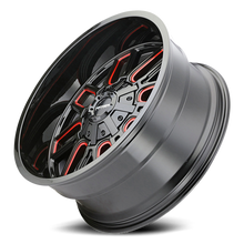 Mayhem Offroad Wheels Cogent 8107 RD 18x9 Prism Red Black Cast Aluminum