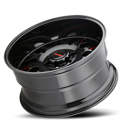 Mayhem Offroad Wheels Tripwire 8110 RD 20x9 Prism Red Black Cast Aluminum