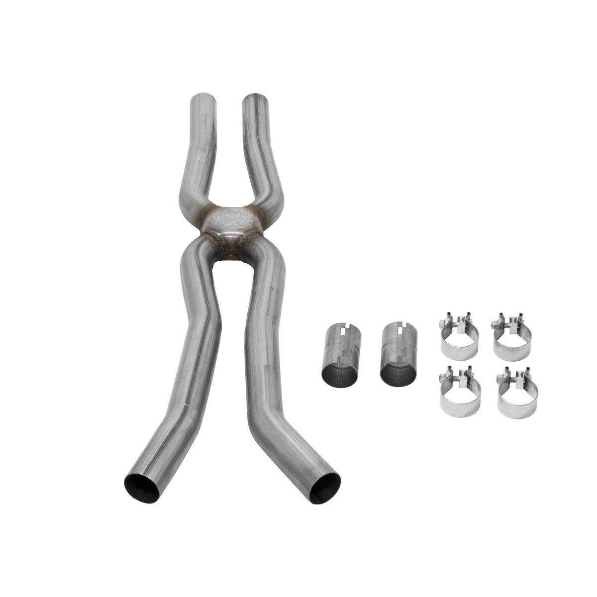 Scavenger X-Pipe No Resonator Kit Fits 2015-2017 Ford Mustang Coupes And Convertibles With The 3.7L Engine Flowmaster