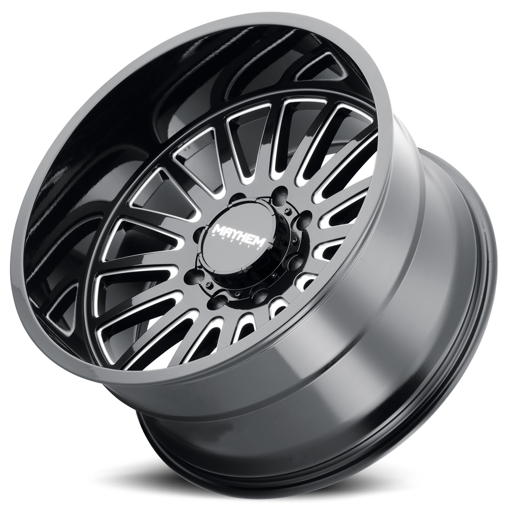 Mayhem Offroad Wheels Utopia 8114 22x12 Milled Black Cast Aluminum