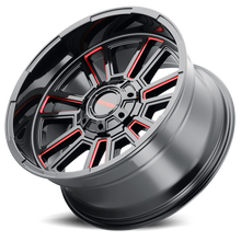 Mayhem Offroad Wheels Apollo 8115 RD 20x9 Prism Red Milled Gloss Black Cast Aluminum
