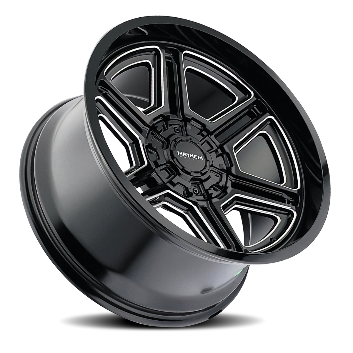Mayhem Offroad Wheels Hermosa 8113 BM 20x9 Milled Black Cast Aluminum
