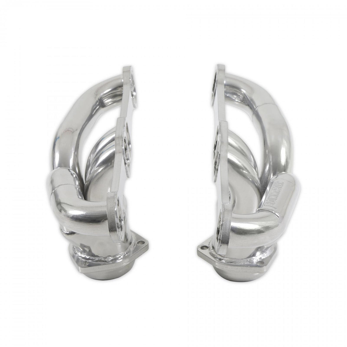 Scavenger Series Elite Header Fits 1957-1974 Corvette, Universal Center Dump, 327/350, V8, Shorty Headers 1-5/8 inch Primary 16 Gauge Tubing 3/8 Inch Flange Silver Ceramic Coating Carb Eo D-698, 409S Stainless Steel Flowmaster