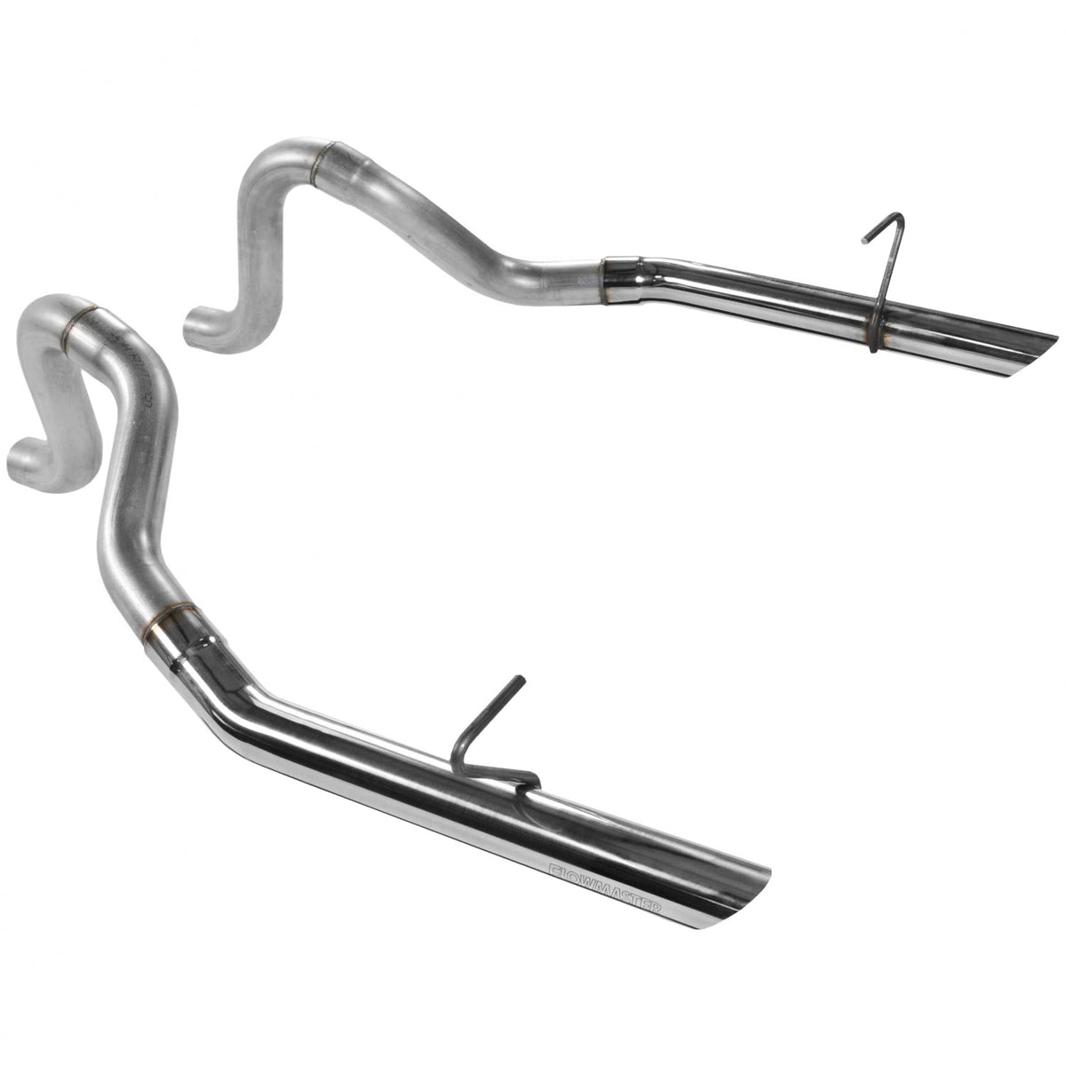 Pre-Bent Tailpipes Fits 1986-1993 Ford Mustang Lx 5.0L & 1986 Mustang Gt 5.0L Flowmaster