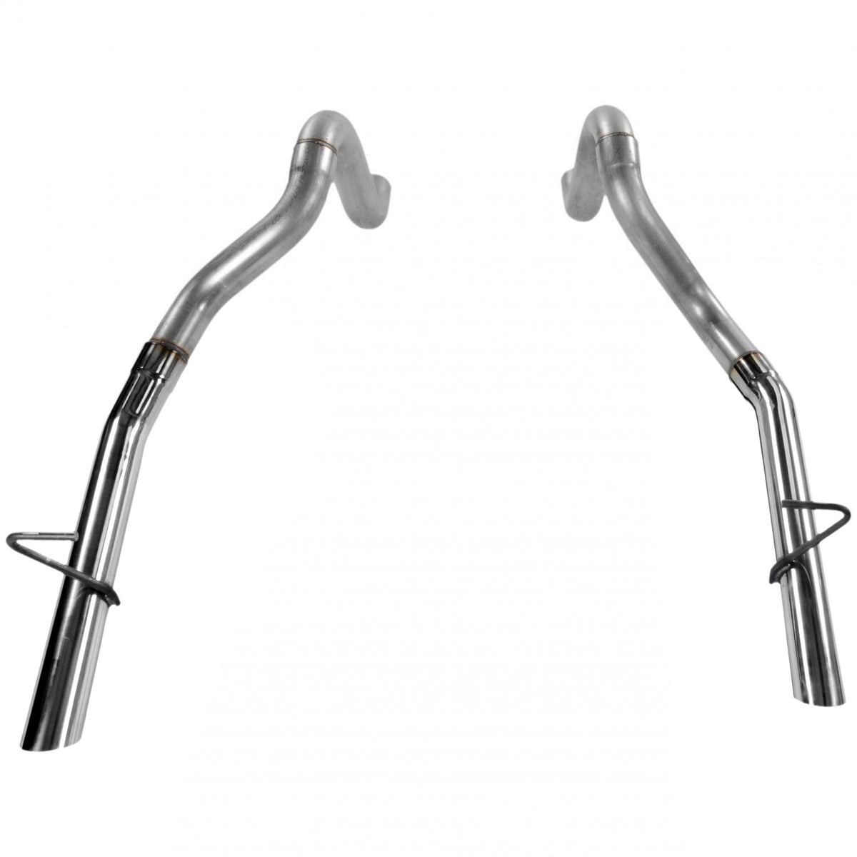 Pre-Bent Tailpipes Fits 1986-1993 Ford Mustang Lx 5.0L & 1986 Mustang Gt 5.0L Flowmaster
