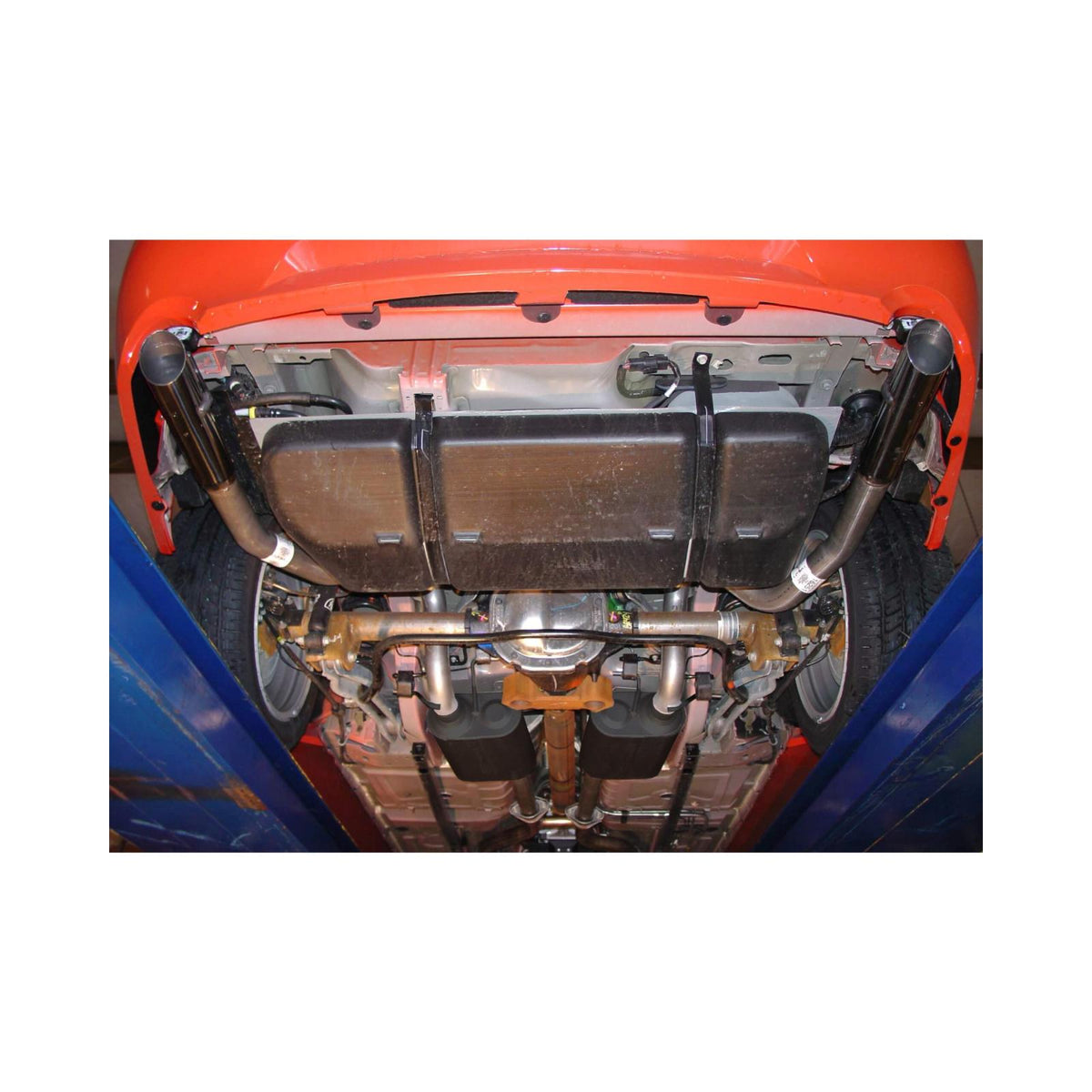 American Thunder Cat-Back Exhaust System 1999-2004 Ford Mustang Gt, Mach1 And Bullitt With 4.6L Sohc Engine, Stainless Steel Aggressive To Moderate Sound Flowmaster