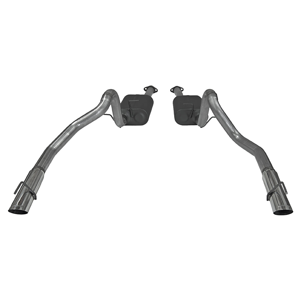 American Thunder Cat-Back Exhaust System 1999-2004 Ford Mustang Gt, Mach1 And Bullitt With 4.6L Sohc Engine, Stainless Steel Aggressive To Moderate Sound Flowmaster