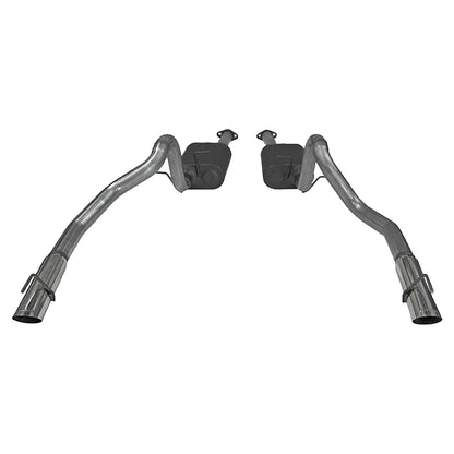 American Thunder Cat-Back Exhaust System 1999-2004 Ford Mustang Gt, Mach1 And Bullitt With 4.6L Sohc Engine, Stainless Steel Aggressive To Moderate Sound Flowmaster