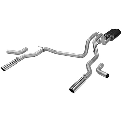 American Thunder Cat-Back Exhaust System 2004-2005 Dodge Ram 1500 With 5.7L Hemi Engine Aggressive To Moderate Sound Flowmaster