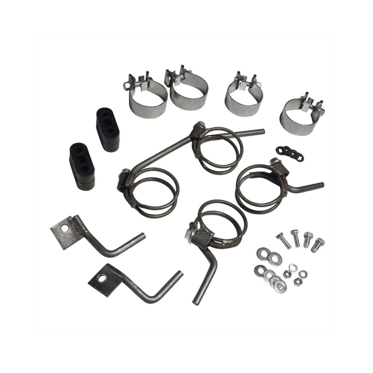 American Thunder Crossmember-Back Exhaust System Fits 1964-1967 GM A-Body With V8 Engine, 2.5 Inch Stainless Steel Pipes Aggressive To Moderate Sound Flowmaster