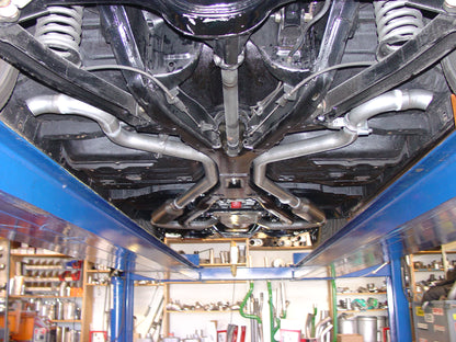 Crossmember-Back Exhaust System Fits 1959-1964 Impala, Biscayne, Bel Air With V8 Engine Moderate To Mild Sound Flowmaster