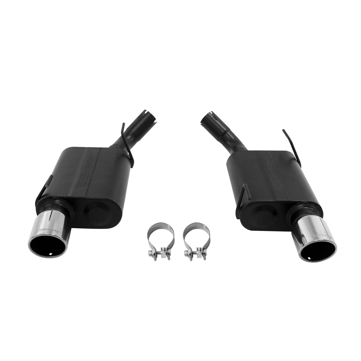 American Thunder Axle-Back Exhaust System 2005-2010 Ford Mustang Gt, Gt500, California Special With 4.6L, 5.4L Engine Aggressive To Moderate Sound Flowmaster