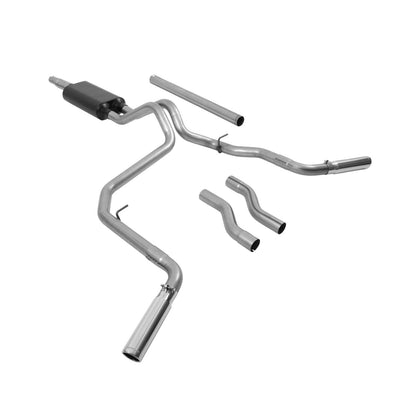 American Thunder Cat-Back Exhaust System 1987-1996 Ford F-150 With A V6 Or V8 Engine Aggressive To Moderate Sound Flowmaster