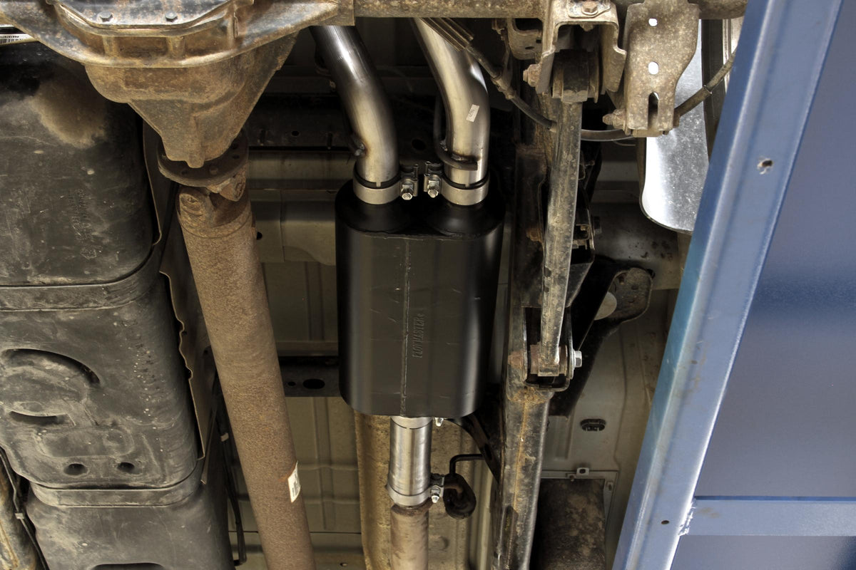 American Thunder Cat-Back Exhaust System 2009-2024 (Classic Body) Ram 1500 With 5.7L Hemi Engine, And 2009-2013 4.7L Models Aggressive Sound Flowmaster
