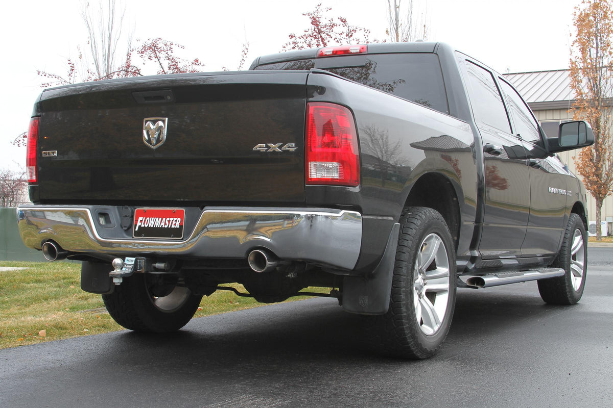 American Thunder Cat-Back Exhaust System 2009-2024 (Classic Body) Ram 1500 With 5.7L Hemi Engine, And 2009-2013 4.7L Models Aggressive Sound Flowmaster