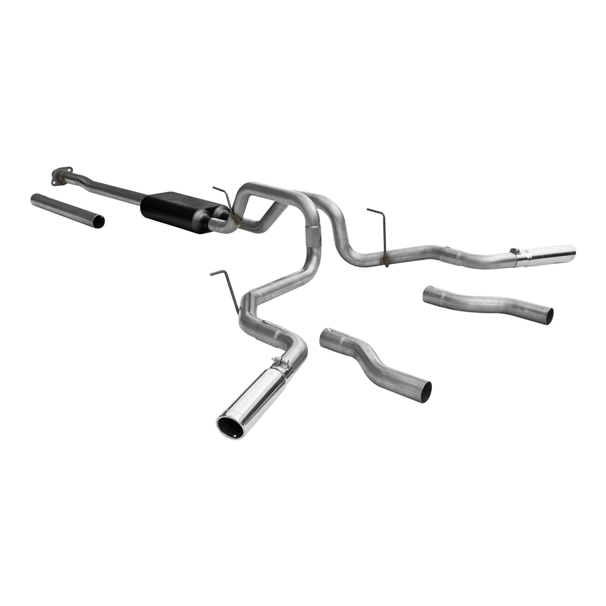 Force Ii Cat-Back Exhaust System 2009-2014 Ford F-150 With 4.6L, 5.0L Or 5.4L Engine Fits 2/4 Wheel Drive And All Wheelbases Moderate Sound Flowmaster