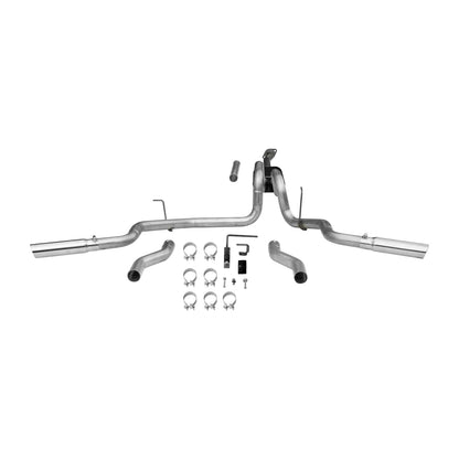 Force Ii Cat-Back Exhaust System 2009-2014 Ford F-150 With 4.6L, 5.0L Or 5.4L Engine Fits 2/4 Wheel Drive And All Wheelbases Moderate Sound Flowmaster