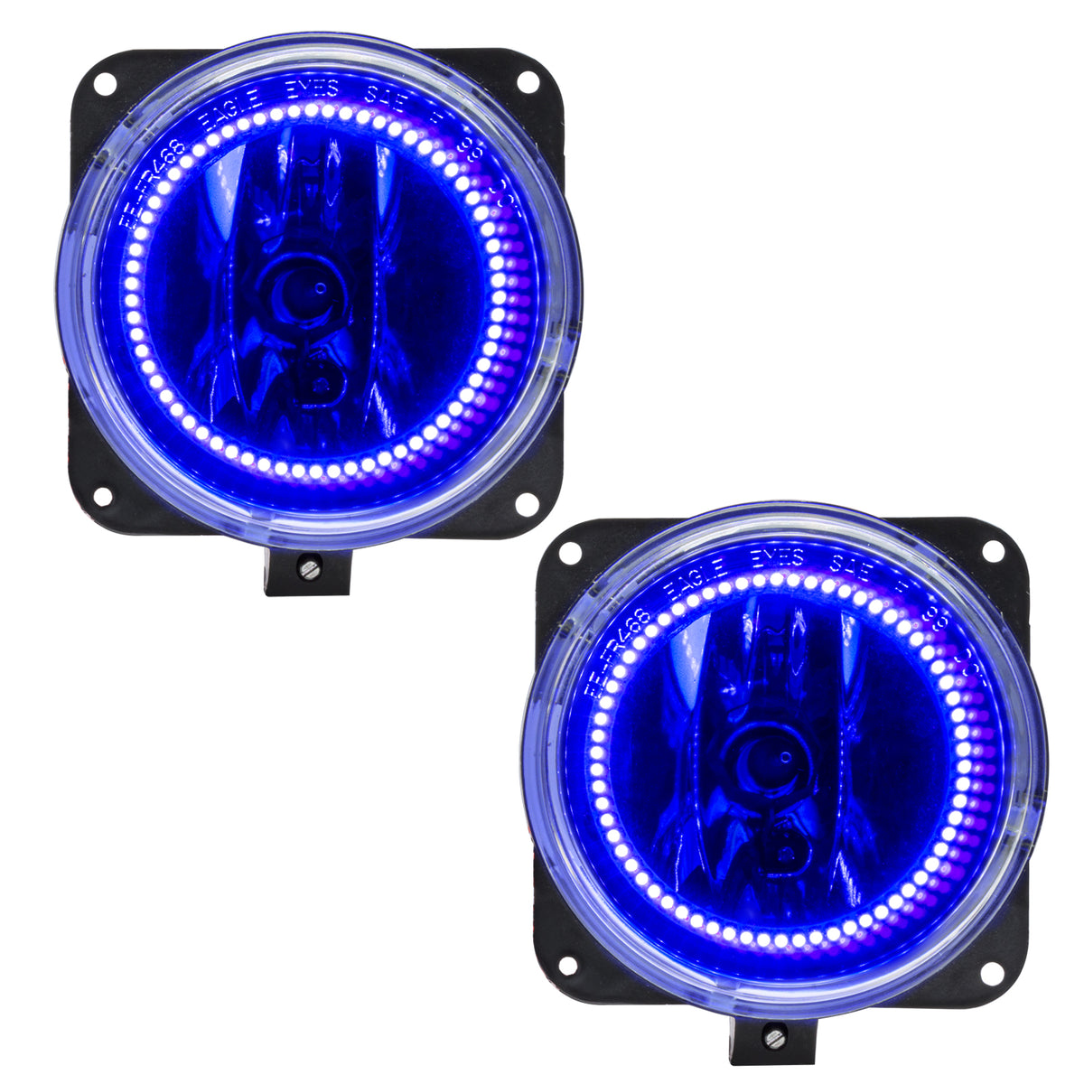 2002 Lincoln LS Pre-Assembled LED Halo Fog Lights - UV/Purple