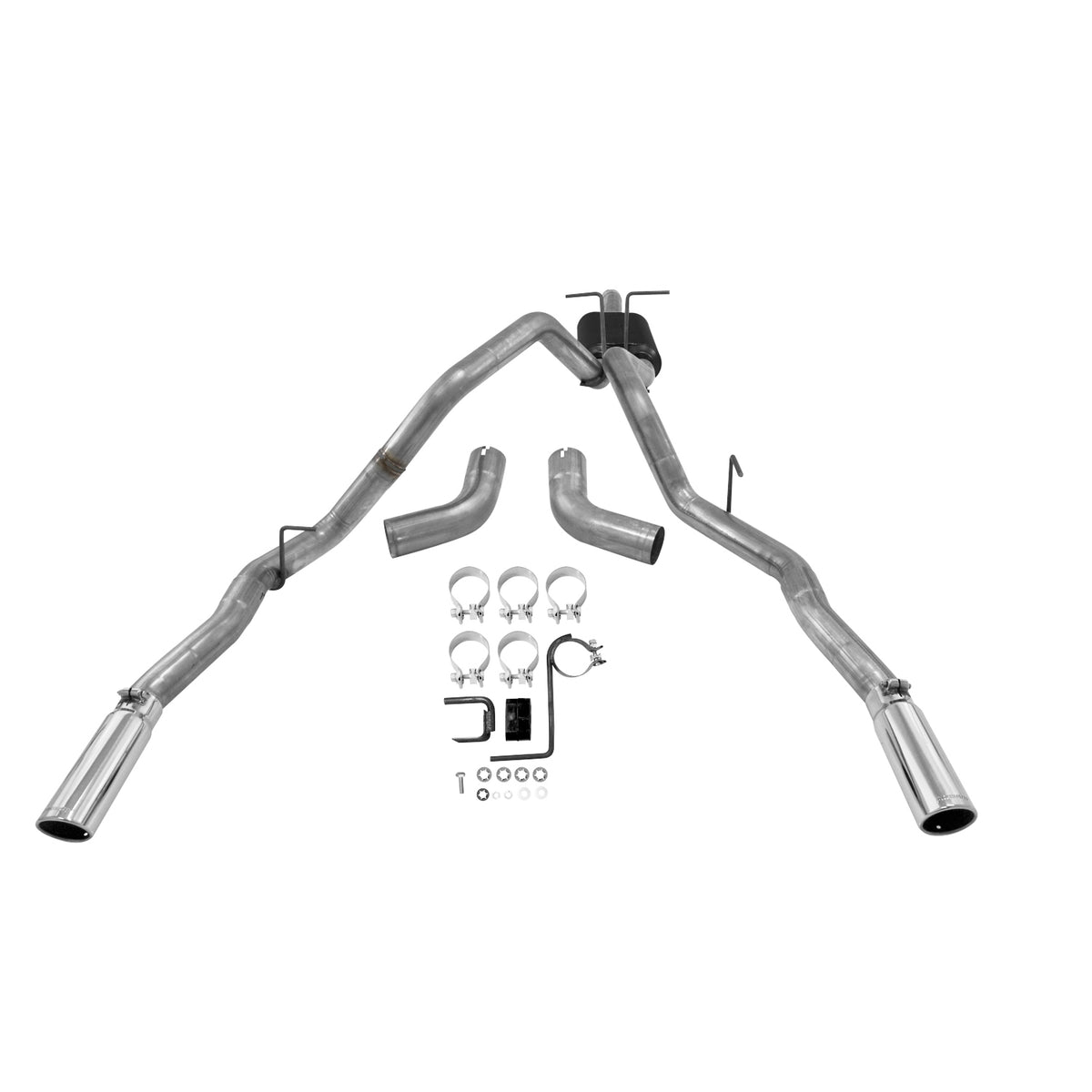Force Ii Cat-Back Exhaust System Fits 2008-2013 Ford F-250/F-350 Super Duty With V8 Or V10 Gas Engine Moderate Sound Flowmaster