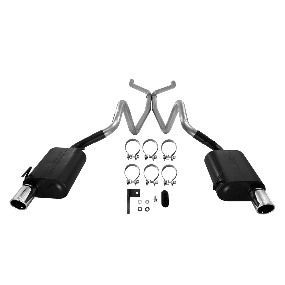 Force Ii Cat-Back Exhaust System 2005-2009 Ford Mustang With V6 Engine Mild Sound Flowmaster
