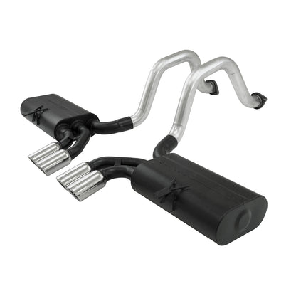 Force Ii Axle-Back Exhaust System 1997-2004 Chevrolet Corvette With 5.7L Engine 2.5 Inch Stainless Steel Moderate To Mild Sound Flowmaster