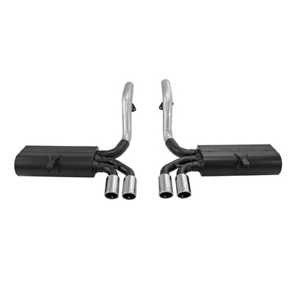 Force Ii Axle-Back Exhaust System 1997-2004 Chevrolet Corvette With 5.7L Engine 2.5 Inch Stainless Steel Moderate To Mild Sound Flowmaster