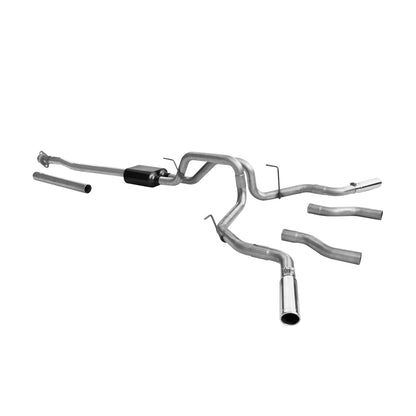 American Thunder Cat-Back Exhaust System Fits 2009-2014 Ford F-150 With 4.6L, 5.0L Or 5.4L Engine, Stainless Steel Aggressive To Moderate Sound Flowmaster