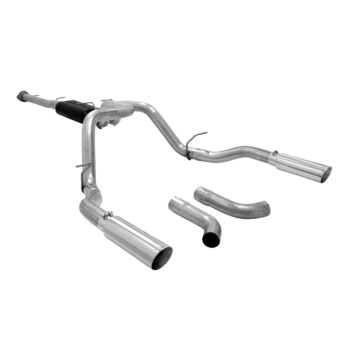 American Thunder Cat-Back Exhaust System Fits 2011-2019 Silverado/Sierra 2500Hd/3500Hd With 6.0L Engine Aggressive To Moderate Sound Flowmaster