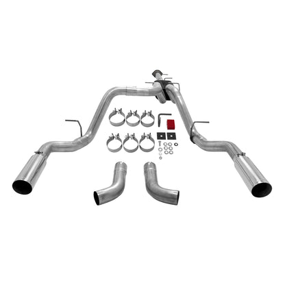 American Thunder Cat-Back Exhaust System Fits 2011-2019 Silverado/Sierra 2500Hd/3500Hd With 6.0L Engine Aggressive To Moderate Sound Flowmaster