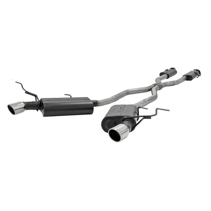 Force Ii Cat-Back Exhaust System Fits 2011-2021 Jeep Grand Cherokee 3.6, 5.7-Liter, Force Ii Cat-Back 2.5 Inch Stainless Steel Exhaust System, Dual Out Rear Exit Flowmaster
